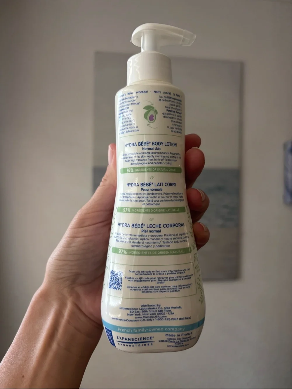 Mustela Hydra Bébé Body Lotion 300 mL 10.14 oz new